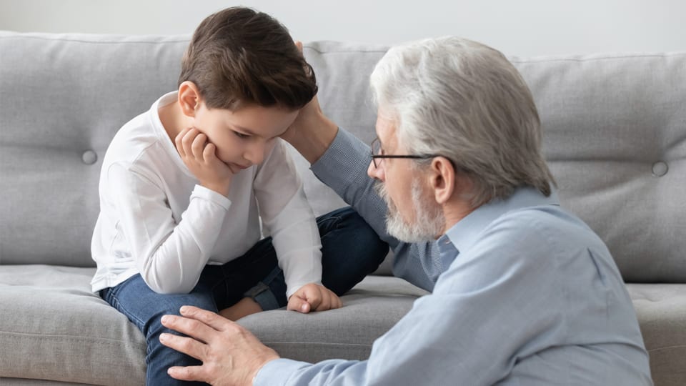 helping grandchildren with anxiety during COVID